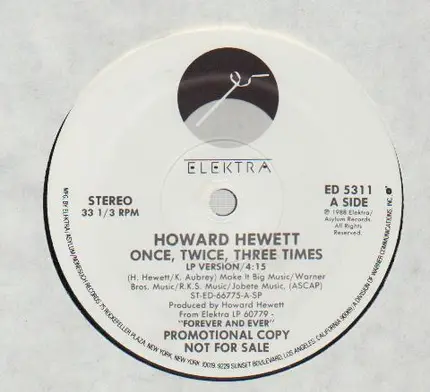 Howard Hewett - Once, Twice, Three Times