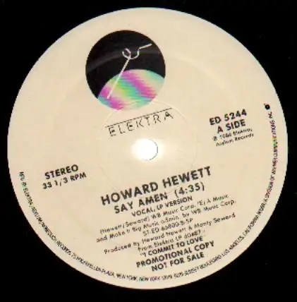 Howard Hewett - Say Amen