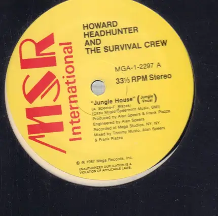 Howard Headhunter And The Survival Crew - Jungle House