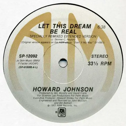 Howard Johnson - Let This Dream Be Real