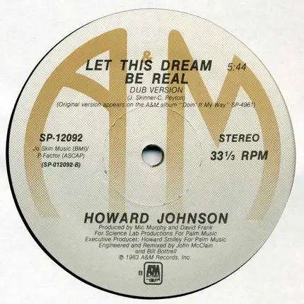 Howard Johnson - Let This Dream Be Real