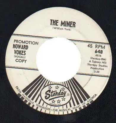 Howard Vokes - The Miner / Death On The Highway
