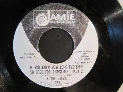 Howie , Stevie - If You Knew How Long I've Been So Good For Christmas - Part 1