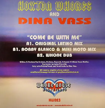Hoxton Whores And Dina Vass - COME BE WITH ME