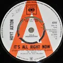 7inch Vinyl Single - Hoyt Axton - It's All Right Now