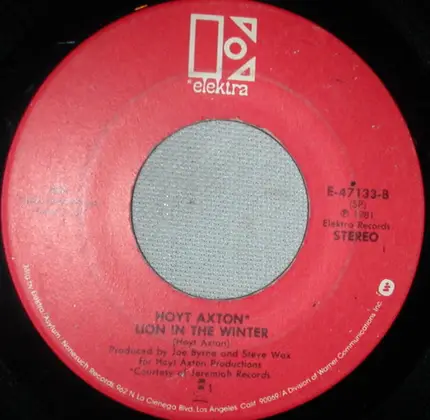 Hoyt Axton - Flo's Yellow Rose / Lion In The Winter