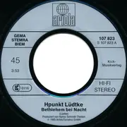 7inch Vinyl Single - Hpunkt Lüdtke - Bethlehem Bei Nacht