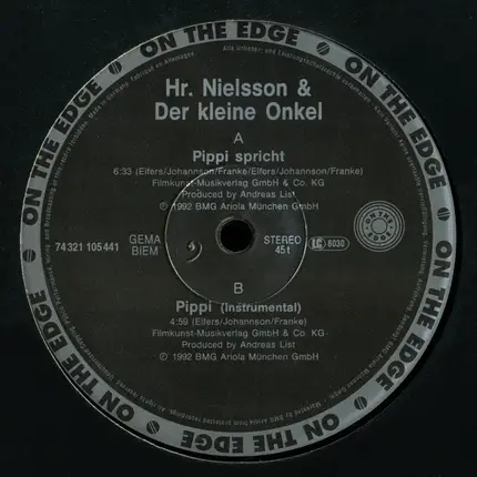 Hr. Nielsson & Der Kleine Onkel - Pippi Spricht