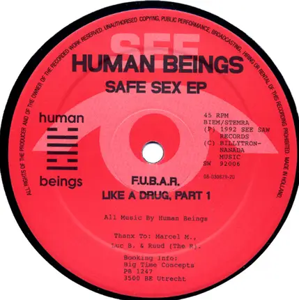 Human Beings - Safe Sex EP