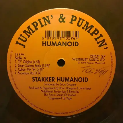 Humanoid - Stakker Humanoid 92
