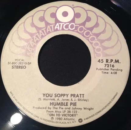 Humble Pie - Fool For A Pretty Face
