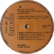 LP - Hungaria - Rég Volt, Így Volt...