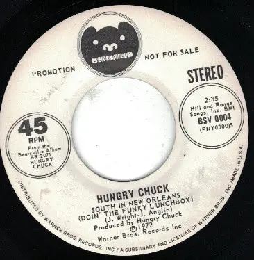Hungry Chuck - South In New Orleans (Doin' The Funky Lunchbox)
