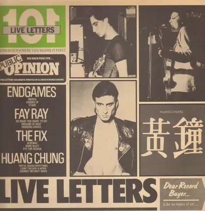 Huang Chung, Endgames a.o. - Live Letters