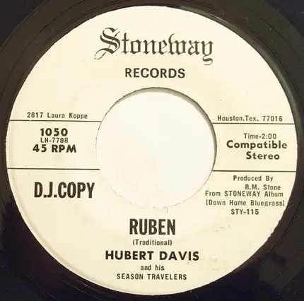 Hubert Davis And His The Season Travelers - Ruben