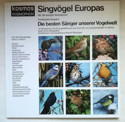Hubert Reisinger - Die Singvögel Europas - Die Besten Sänger Unserer Vogelwelt