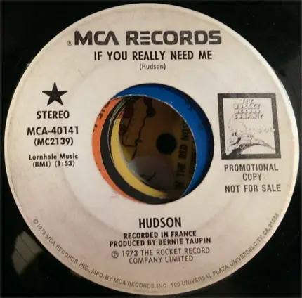 Hudson Brothers - If You Really Needed Me