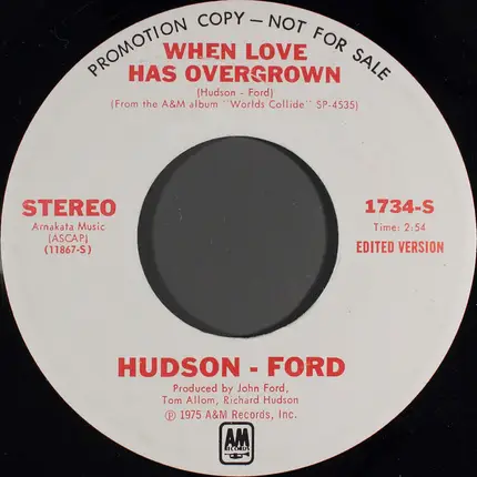 Hudson-Ford - Day Without Love