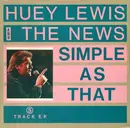 12inch Vinyl Single - Huey Lewis & The News - Simple As That