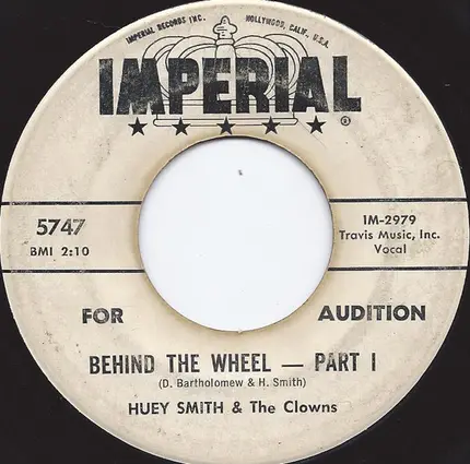 Huey 'Piano' Smith & His Clowns - Behind The Wheel --- Part 1