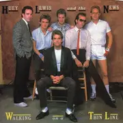 7'' - Huey Lewis & The News - Walking On A Thin Line
