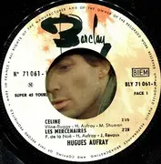 7inch Vinyl Single - Hugues Aufray - Céline / Les Mercenaires / Stewball / Le Bon Dieu S'énervait