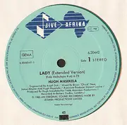 12inch Vinyl Single - Hugh Masekela - Lady - Orange