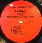LP - Hugo Montenegro , Chorus Della Piazza , Al Caiola , Dominic Cortese , Luciano Bellini - Music Festival: Italy