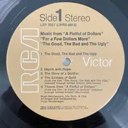 LP - Hugo Montenegro And His Orchestra - Music From 'A Fistful Of Dollars' & 'For A Few Dollars More' & 'The Good, The Bad And The Ugly' - Tan labels