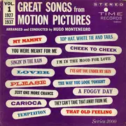 LP - Hugo Montenegro - Great Songs From Motion Pictures Vol. 1 (1927 - 1937)