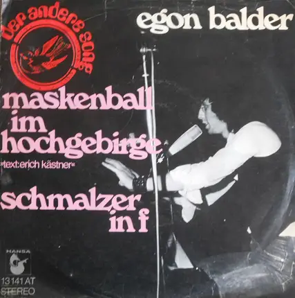 Hugo Egon Balder - Maskenball Im Hochgebirge / Schmalzer In F