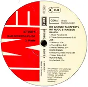 Double LP - Hugo Strasser Und Sein Tanzorchester - Die Grosse Tanzparty Mit Hugo Strasser