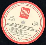 LP - Hugo Strasser und sein Tanzorchester - Die Tanzplatte des Jahres '68/'69 - Tanz Illustrierte Labels