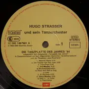 LP - Hugo Strasser Und Sein Tanzorchester - Die Tanzplatte Des Jahres '84
