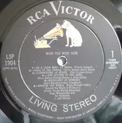 LP - Hugo Winterhalter Orchestra - Wish You Were Here