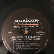LP - Hugo Winterhalter - My Favorite Broadway & Hollywood Music