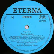 LP - Wolf - Goethe-Lieder