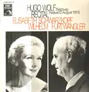 LP - Hugo Wolf / Elisabeth Schwarzkopf / Wilhelm Furtwängler - Hugo Wolf Recital