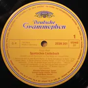 Double LP - Hugo Wolf - Spanisches Liederbuch - Spanish Songbook