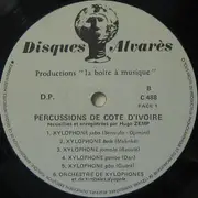 LP - Hugo Zemp - Percussions De Côte D'Ivoire