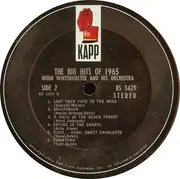 LP - Hugo Winterhalter Orchestra - The Big Hits Of 1965