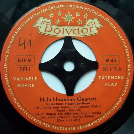 Hula Hawaiian Quartett - Valentinos Hawaiian-Band