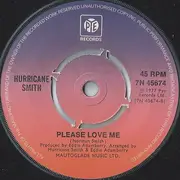 7'' - Hurricane Smith - A Melody You Never Will Forget
