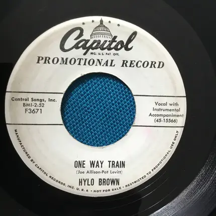 Hylo Brown - Nobody's Darlin' But Mine / One Way Train