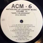 LP - Hylo Brown - Early Bluegrass