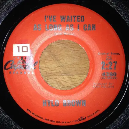 Hylo Brown - Just Any Old Love / I've Waited As Long As I Can