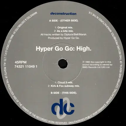 Hyper Go Go - High (Original Mixes & Remixes)