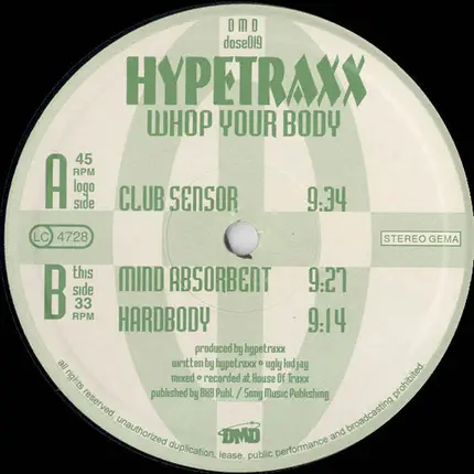 Hypetraxx - Whop Your Body