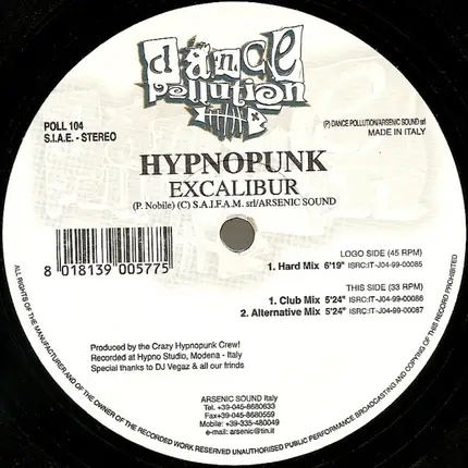 Hypnopunk - Excalibur