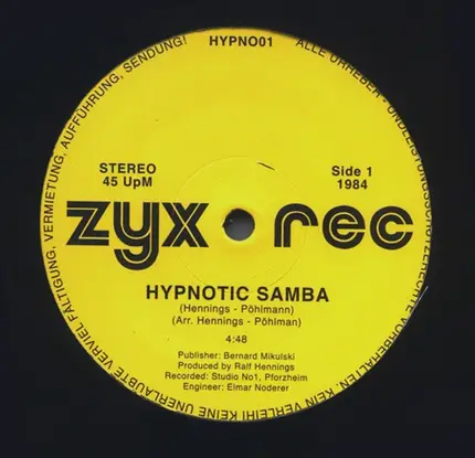 Hypnotic Samba - Hypnotic Samba